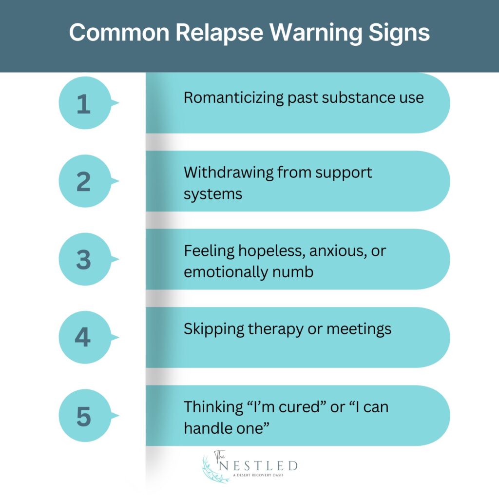 Common Relapse Warning Signs