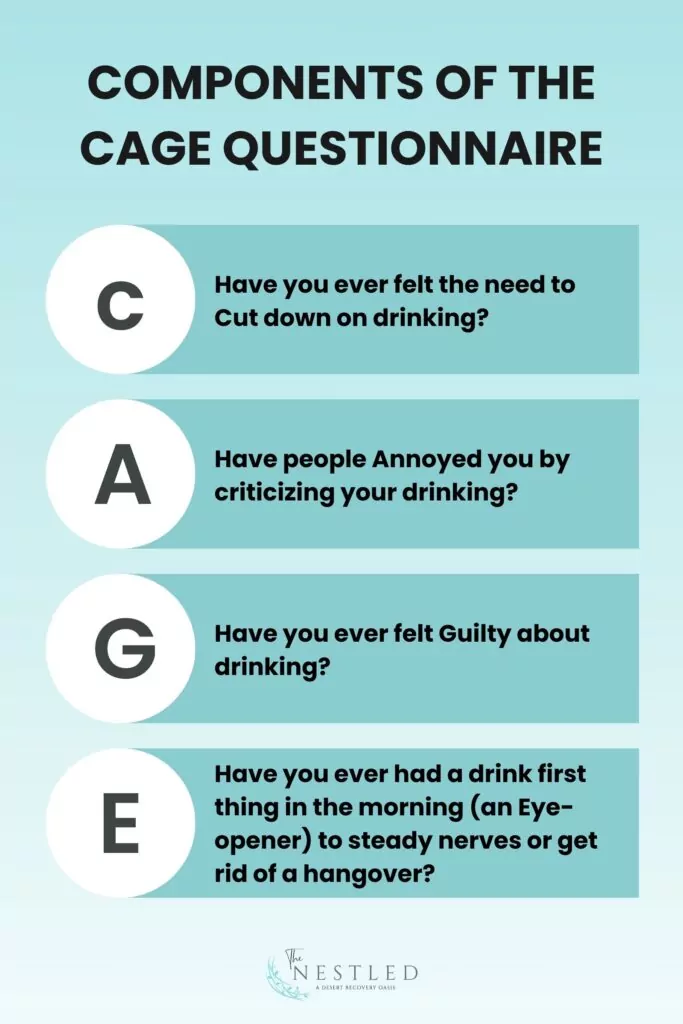 Components of the CAGE Questionnaire