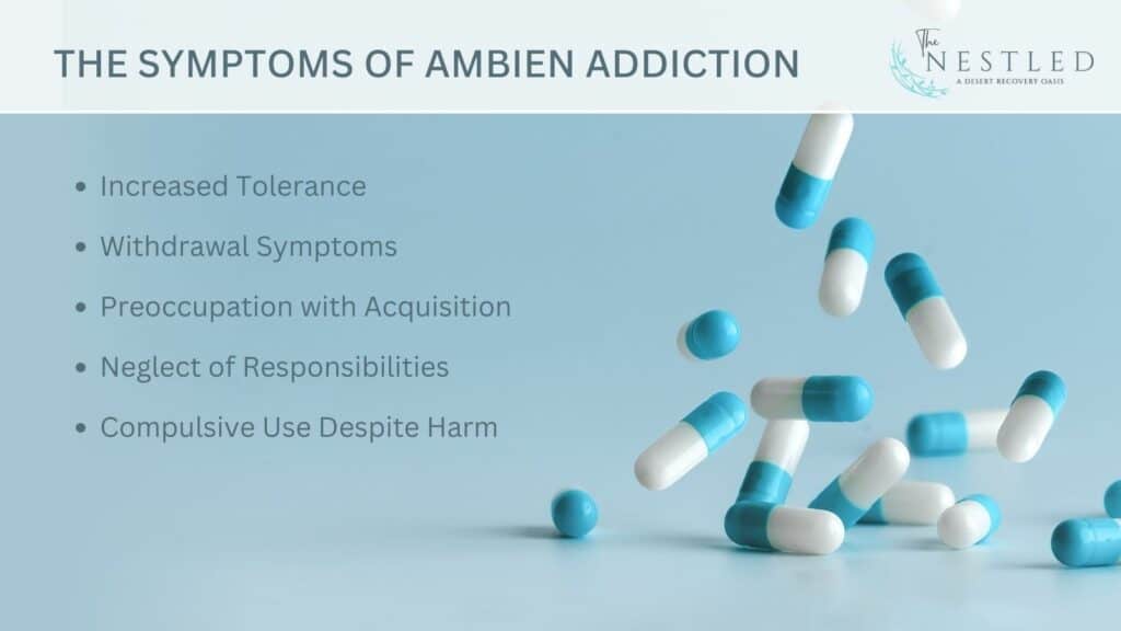 symptoms of ambien addiction