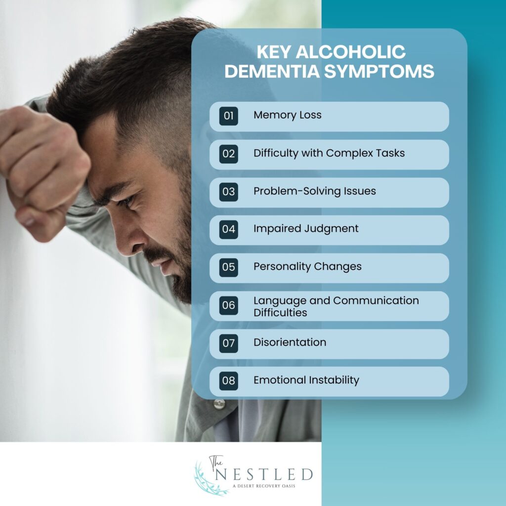 Key Alcoholic Dementia Symptoms